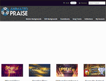 Tablet Screenshot of animatedpraise.com